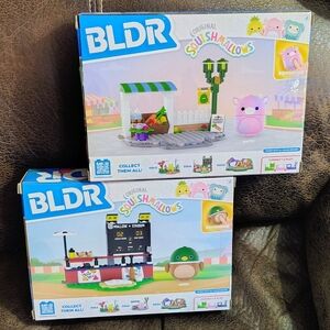 Original Squishmallows BLDR Sets- Lot of 2
